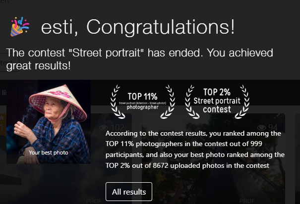 צילום זוכה פורטרט