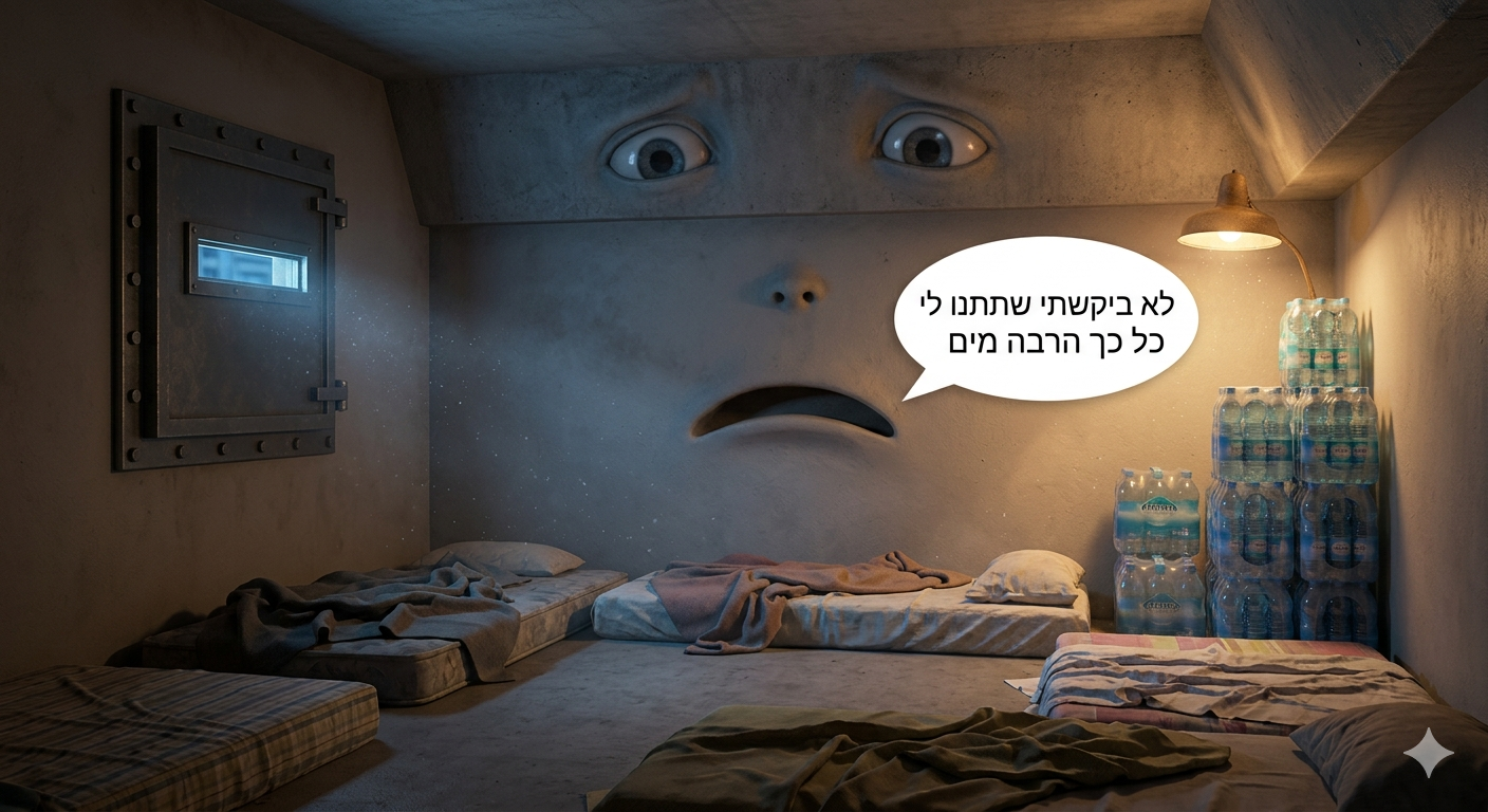 למקלט יש מה לאמר לי. 