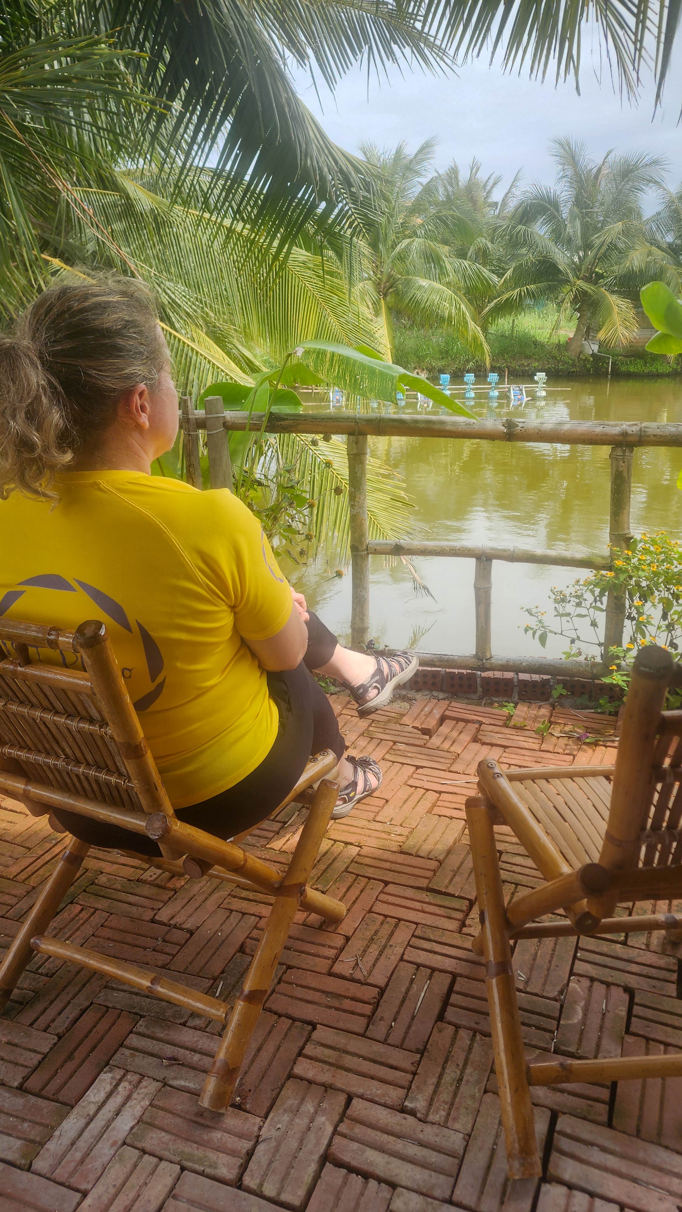 סלפי משפחתי עם טיימר בוייטנאם